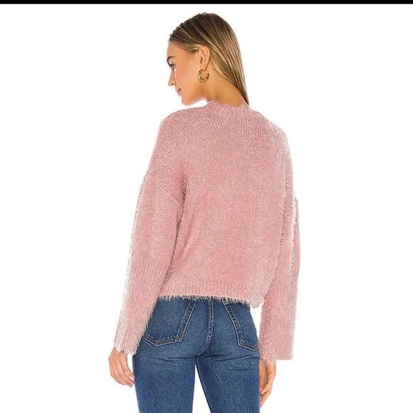 BB Dakota Cozy CrewNeck Sweater Pink Quartz no tag - Picture 4 of 6